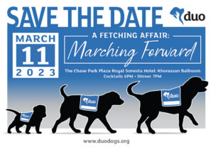 Save the Date A Fetching Affair: Marching Forward March 11, 2023